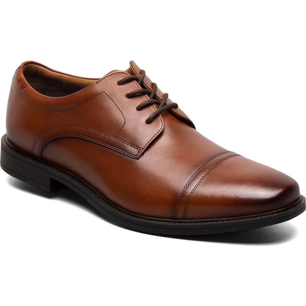 Nunn Bush Baxter Cap Toe Derby In Cognac