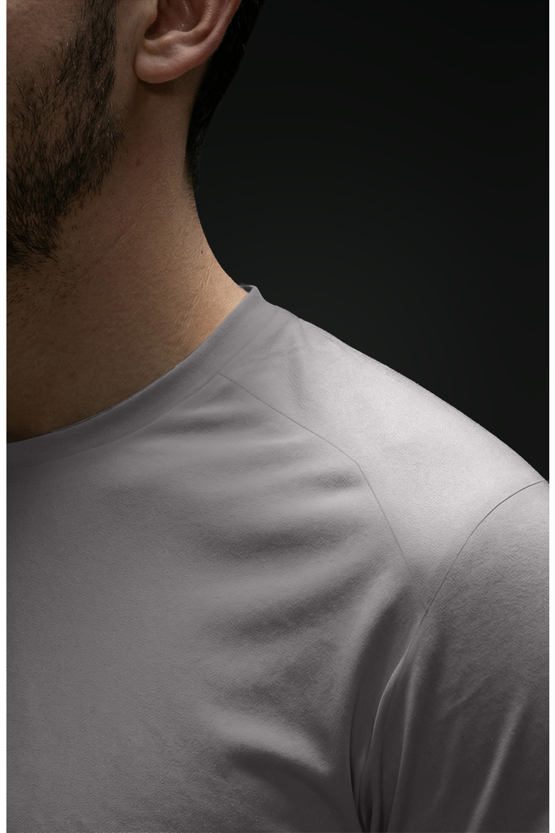 Titan T Shirt - Crew Neck, Alternate, color, Glacier Gray