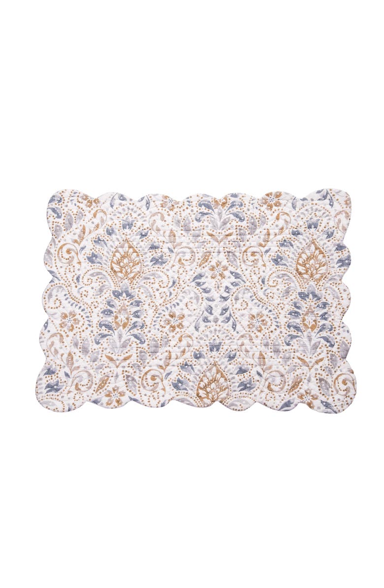 C&F Home Selma Placemats Set of 6, 13" x 19", Alternate, color, Yellow