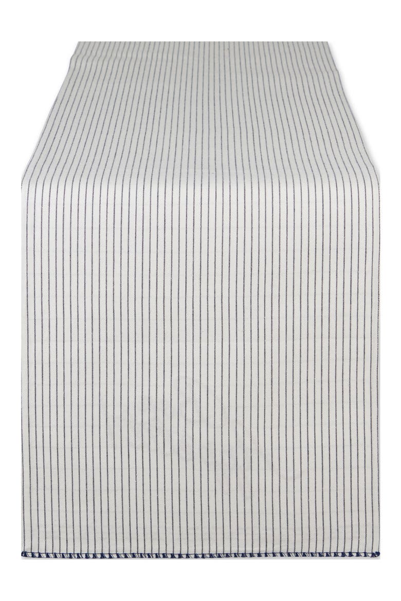 Bon Appétit Embroidered Table Runner, Alternate, color, WHITE