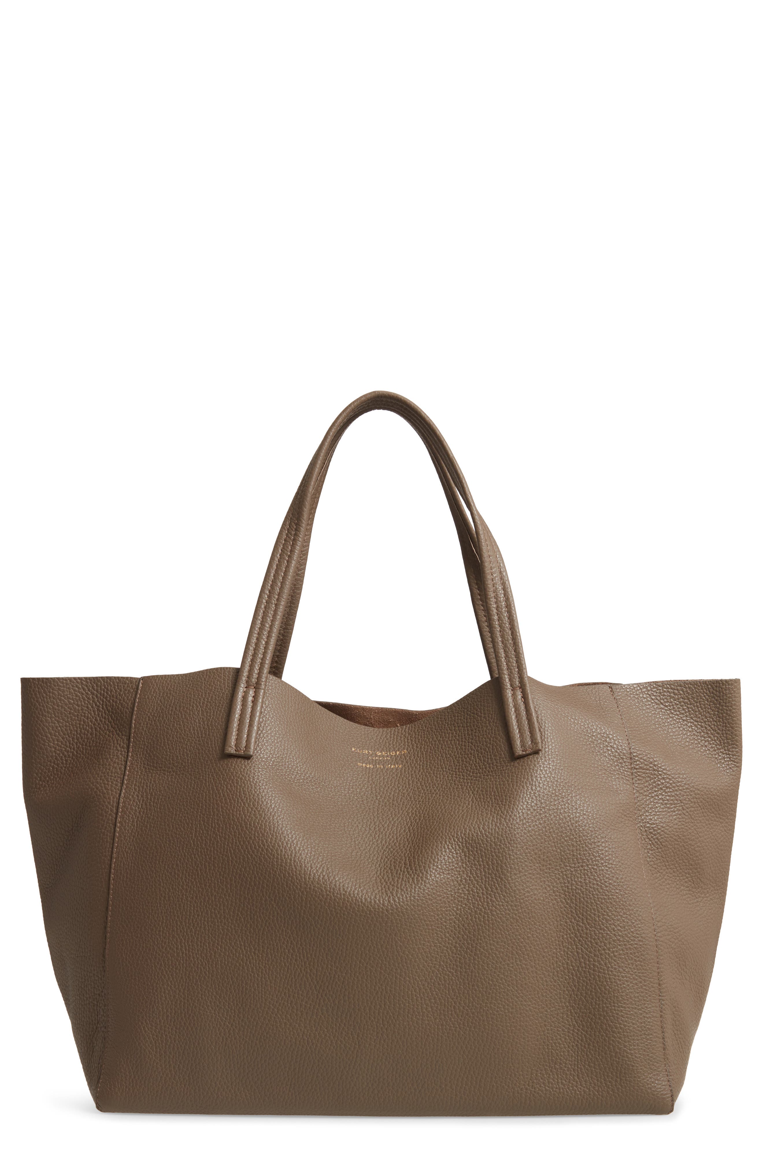 Kurt Geiger London Violet Leather Tote, Main, color, 