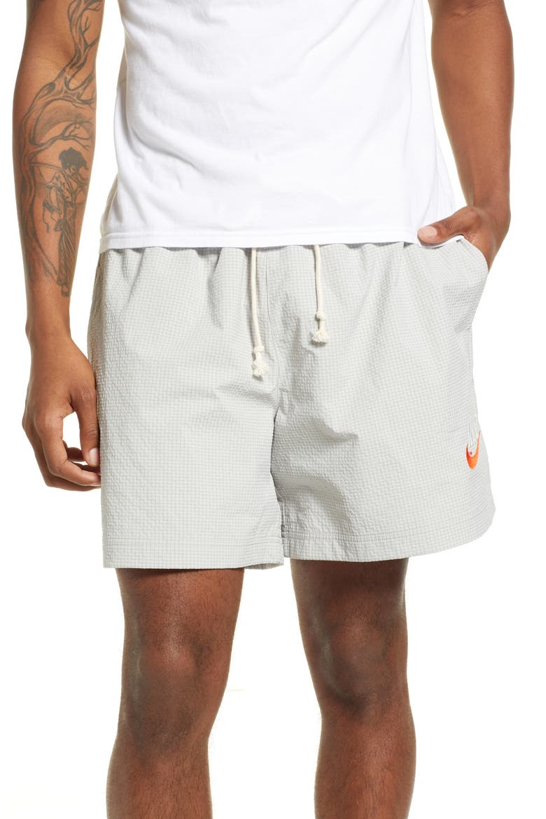 Sportswear Woven Shorts, Main, color, LIGHT IRON ORE