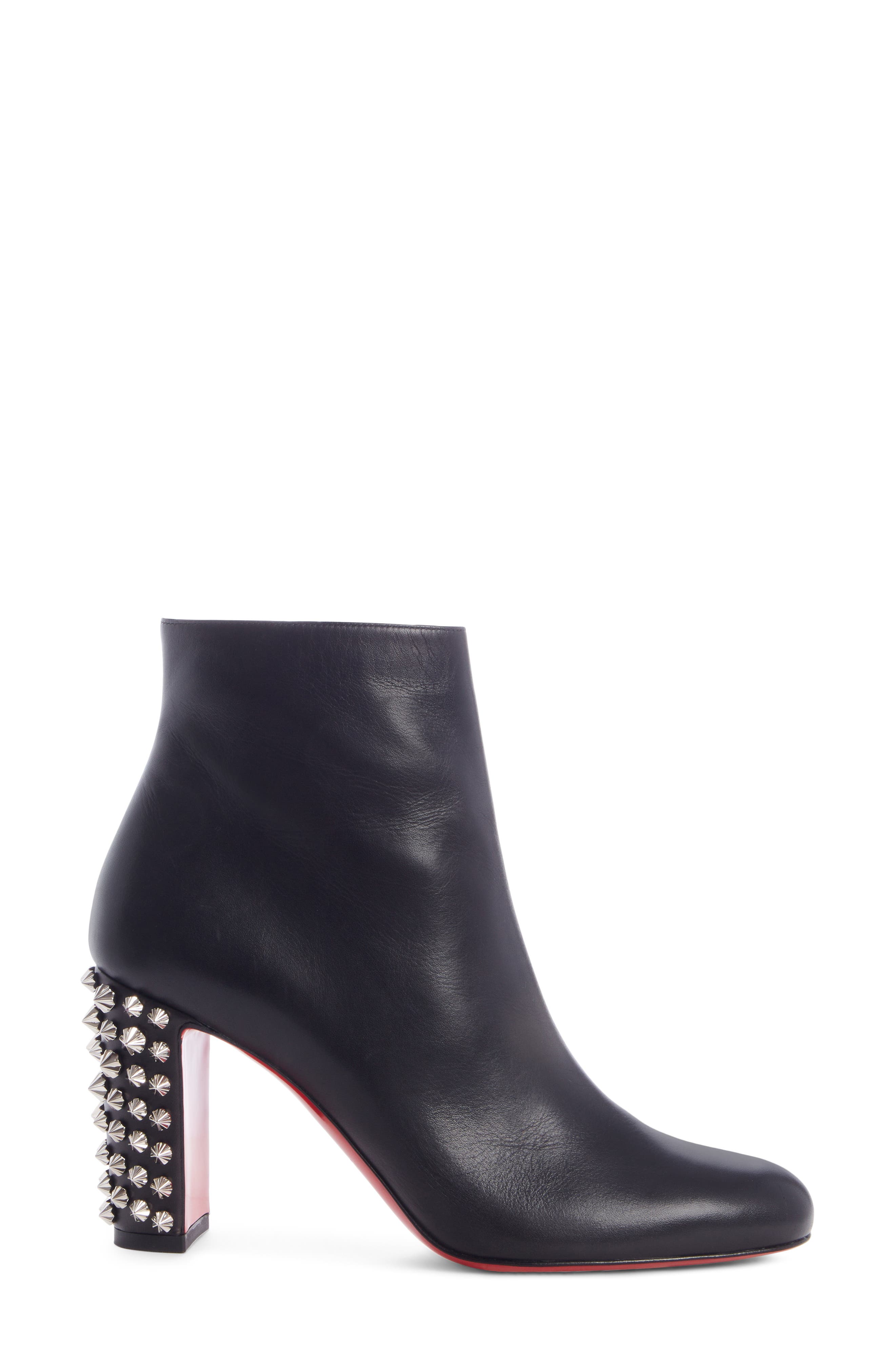 Christian Louboutin Suzi Folk Spiked Bootie, Alternate, color, 