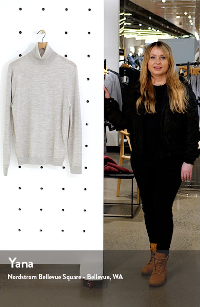 Caine Turtleneck Wool Sweater, sales video thumbnail