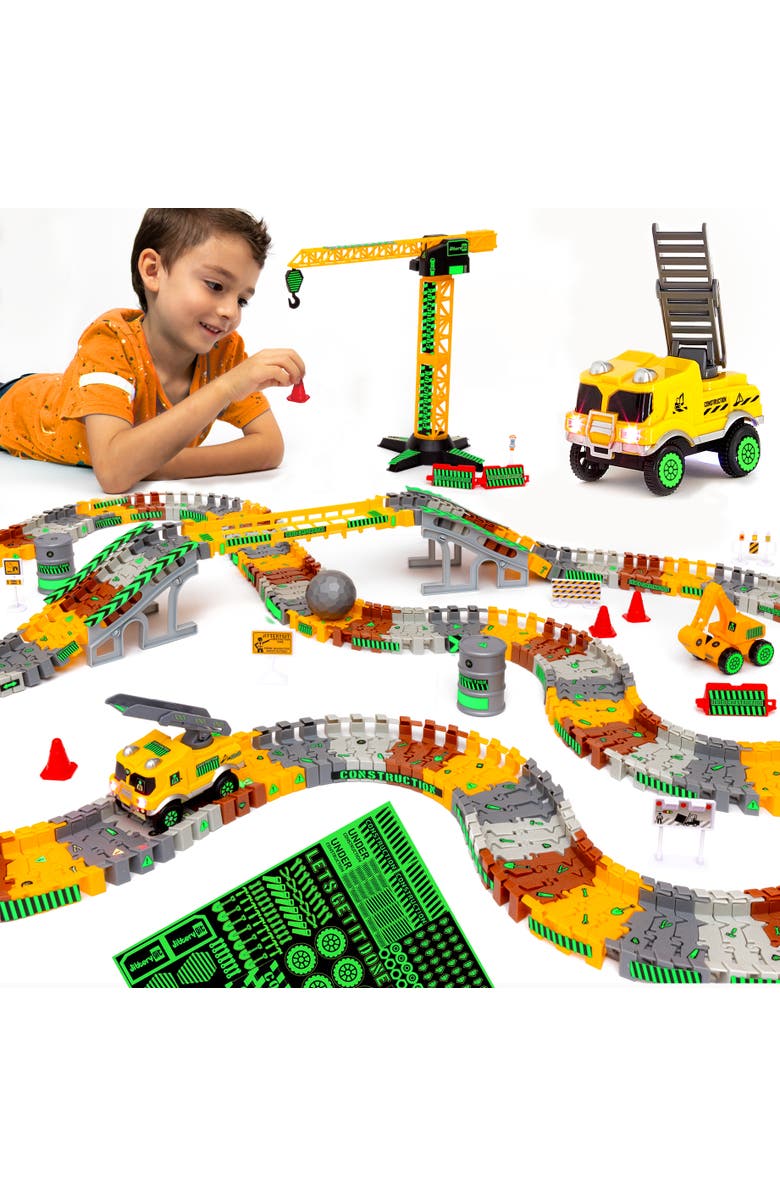 JitteryGit Buildzone Racers, Main, color, Yellow