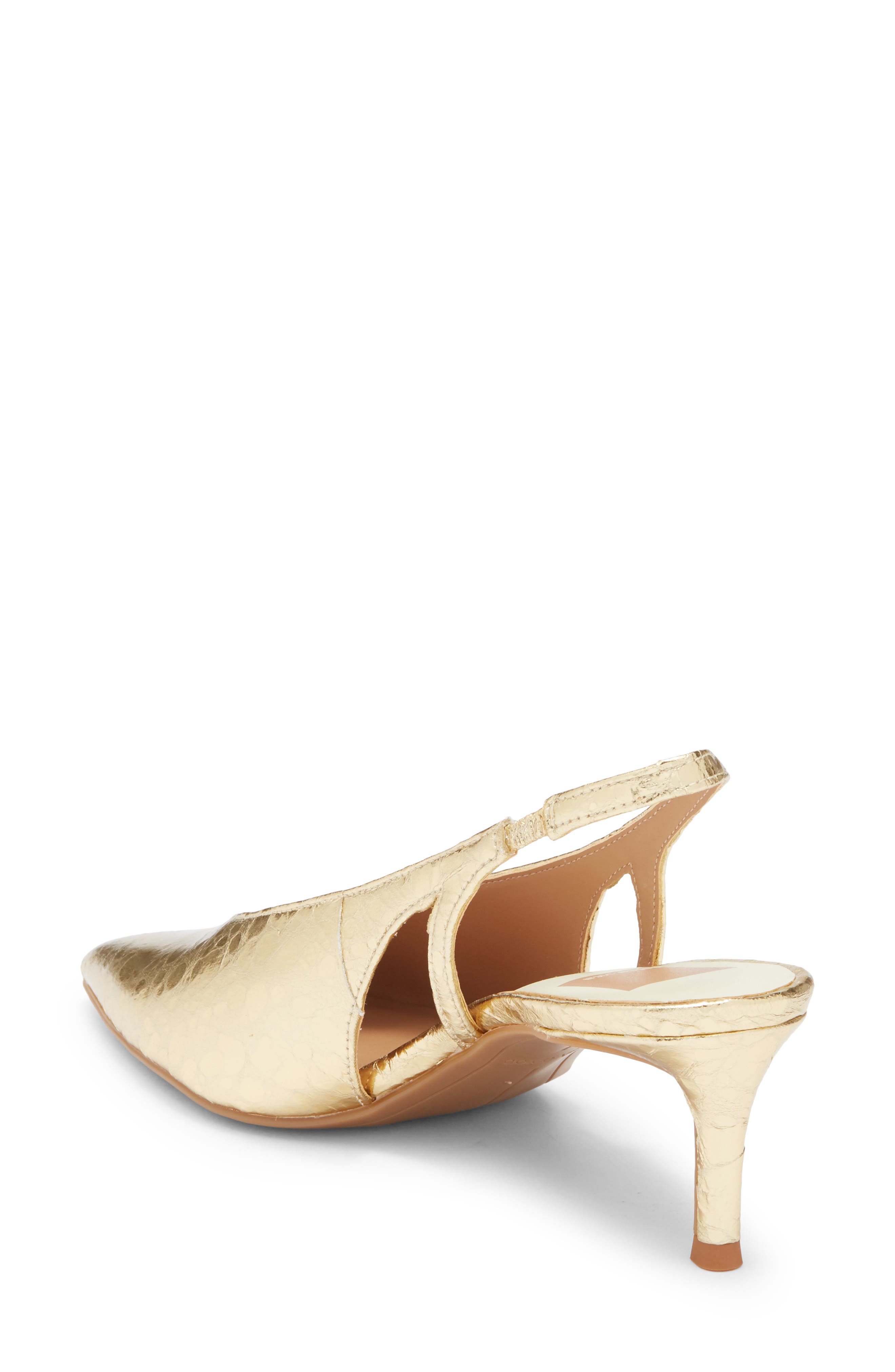 Dolce Vita Kenzie Slingback Pump, Alternate, color, Gold Metallic Stella