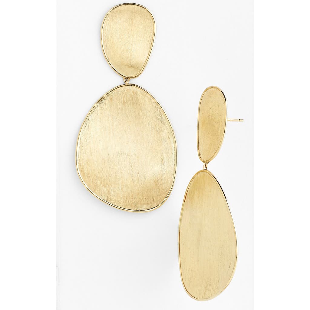 Marco Bicego 'Lunaria' Large Drop Earrings in Yellow Gold  product