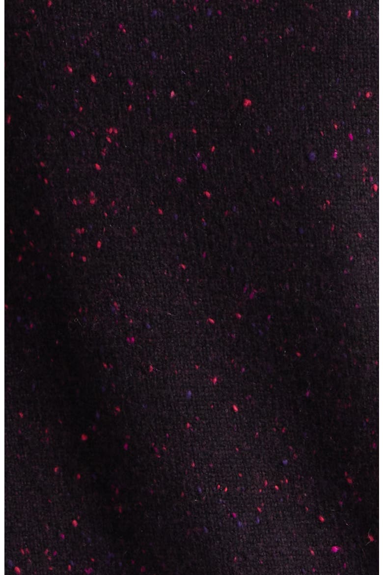 Cairn Donegal Cashmere Crewneck Sweater, Alternate, color, SLOE BERRY DONEGAL
