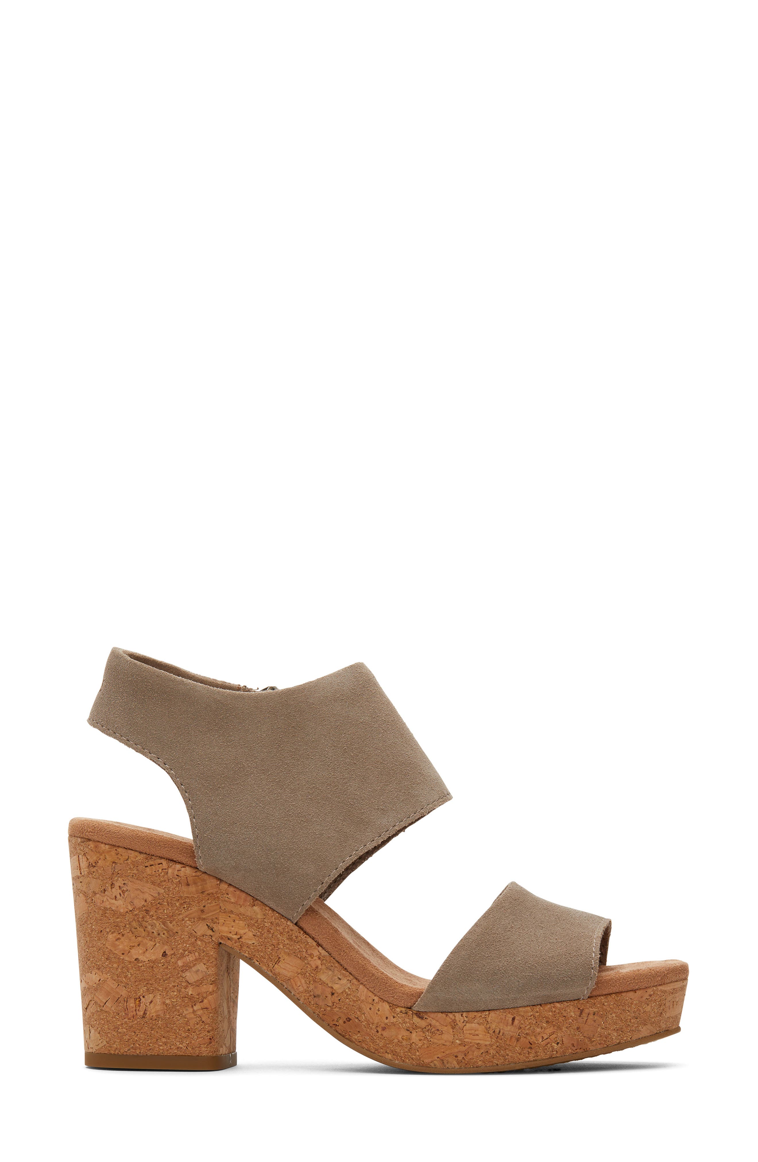 Majorca Platform Sandal, Alternate, color, DUNE