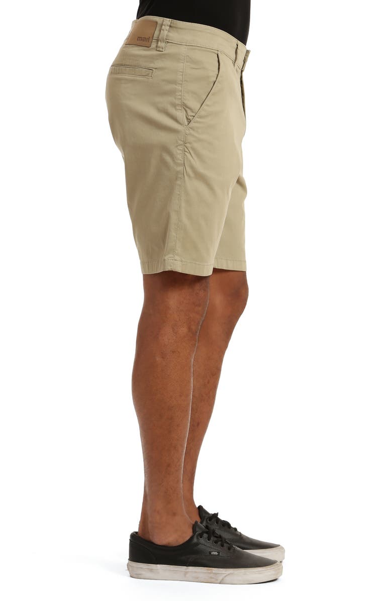 Mavi Jeans Nate Stretch Twill Flat Front Shorts, Alternate, color,