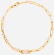Little Sky Stone Birthstone Paperclip Chain Bracelet