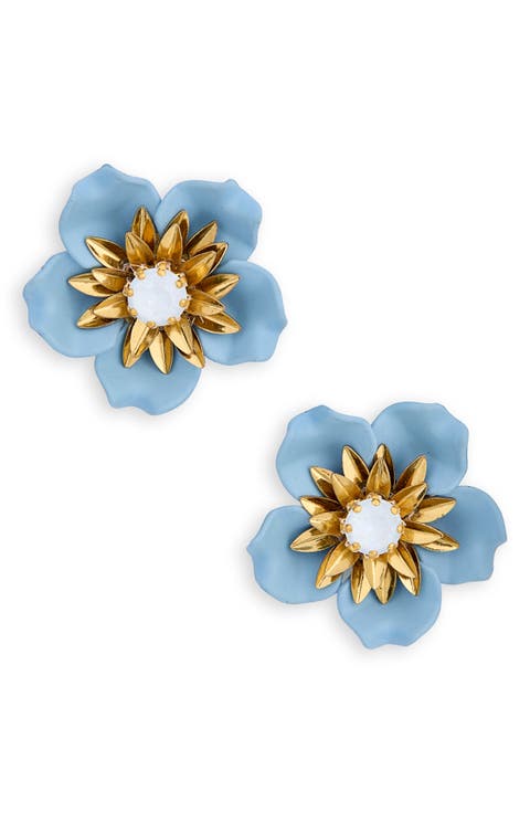 Aurelien Beaded Flower Earrings