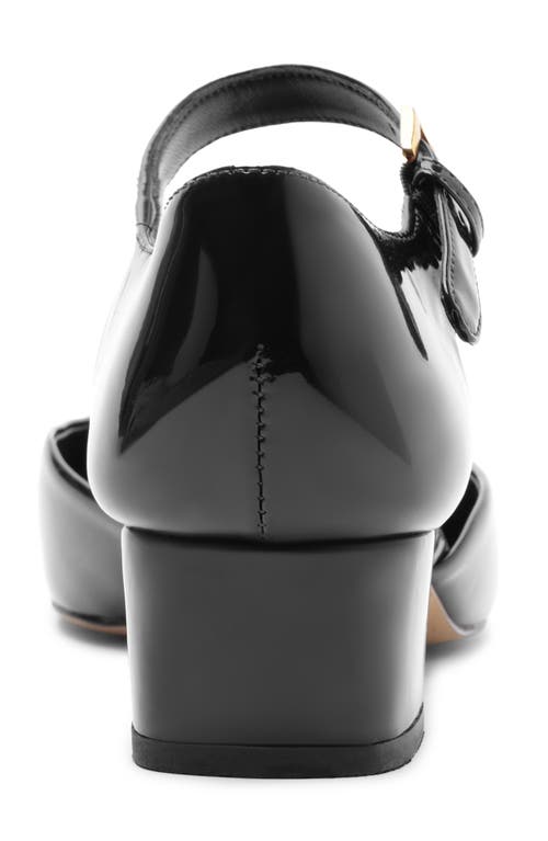 Arezzo Tori Ankle Strap Pump In Black