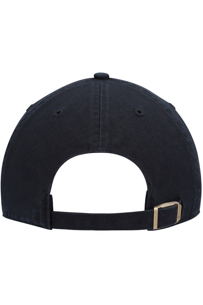 Men's '47 Black Indianapolis Colts Team Tonal Clean Up Adjustable Hat, Alternate, color, Black