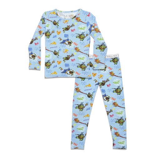 Bellabu Bear Unisex Teenage Mutant Ninja Turtles Print Pajama Set - Baby, Little Kid In Tmnt Pizza