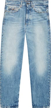 Versace Studded Straight Leg Jeans