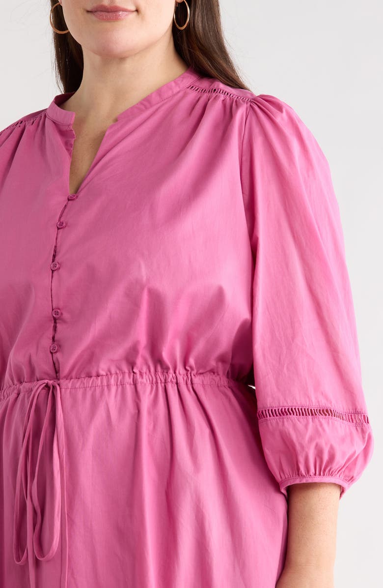 SUGARLIPS Harmy Long Sleeve Maxi Dress, Alternate, color, Magenta