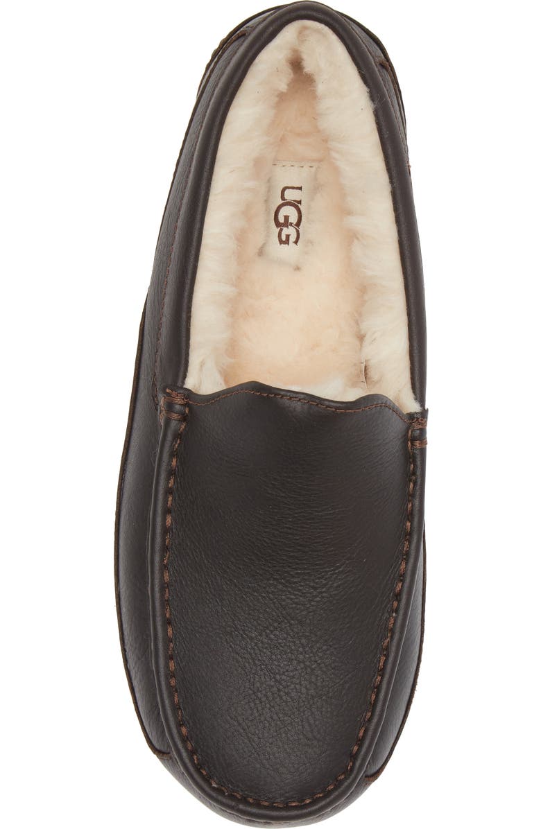 UGG<sup>®</sup> Ascot Loafer Slipper, Alternate, color, Dark Spice