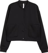 Zella Luxe Snap Front Jacket