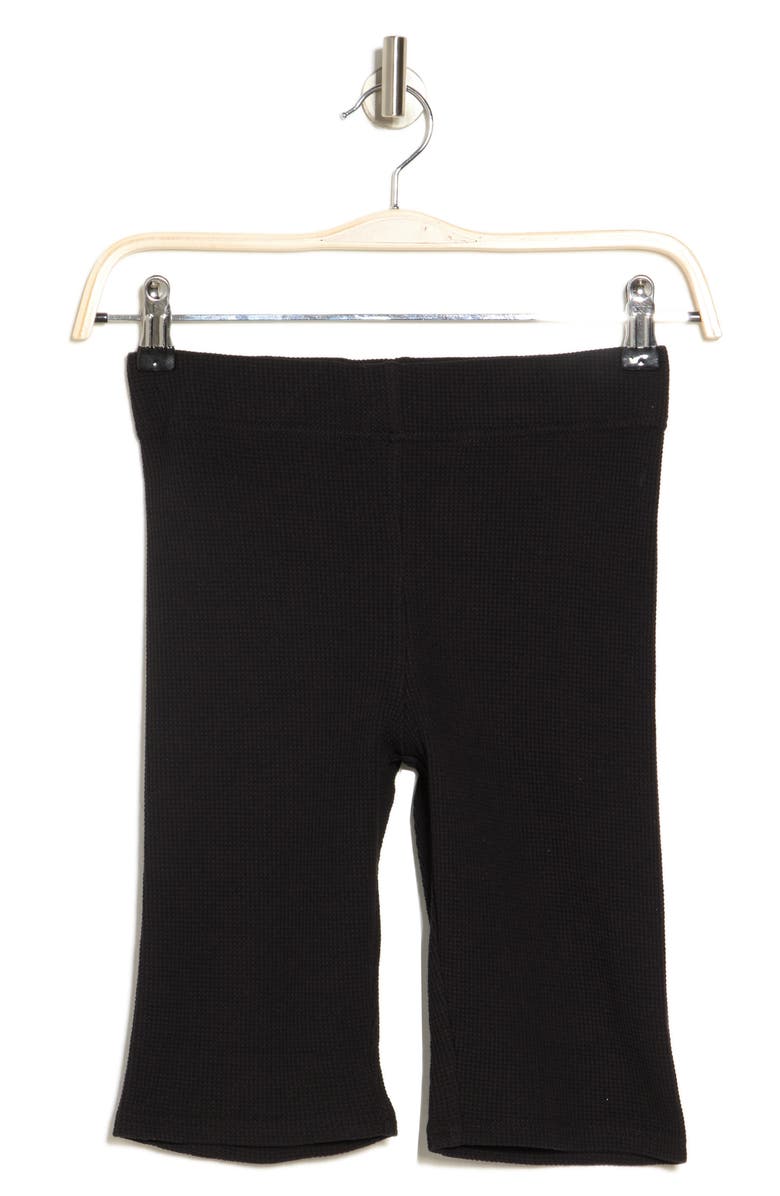 Good American Thermal Stretch Cotton Bike Shorts, Alternate, color,