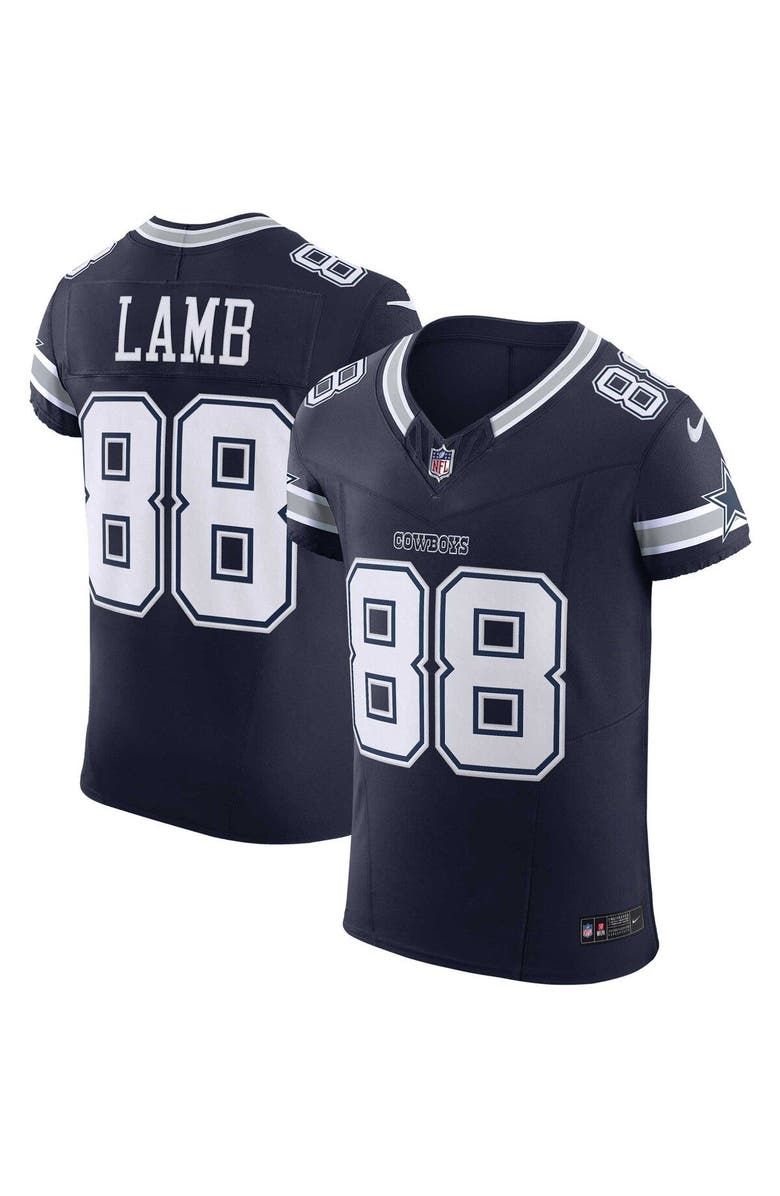 Nike Men's Nike CeeDee Lamb Navy Dallas Cowboys Vapor F.U.S.E. Elite Jersey, Main, color, Navy