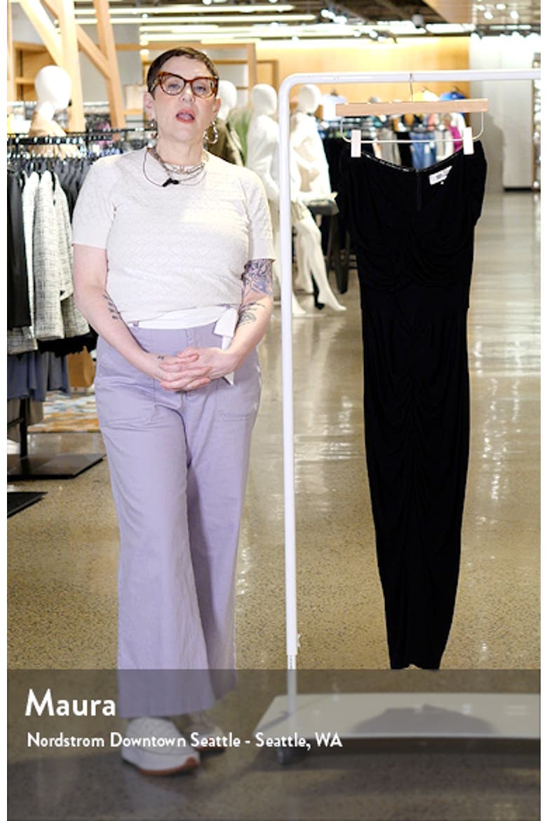 Stephen Portrait Neck Midi Dress video