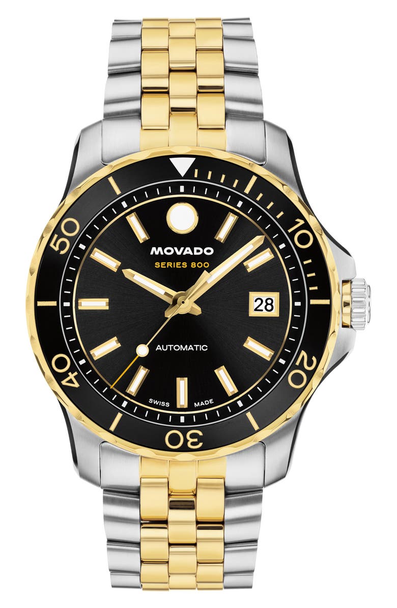 Movado Series 800 Automatic Bracelet Watch, 40mm, Main, color, 