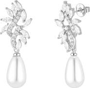 Untamed Petals Regency Crystal Drop Earrings