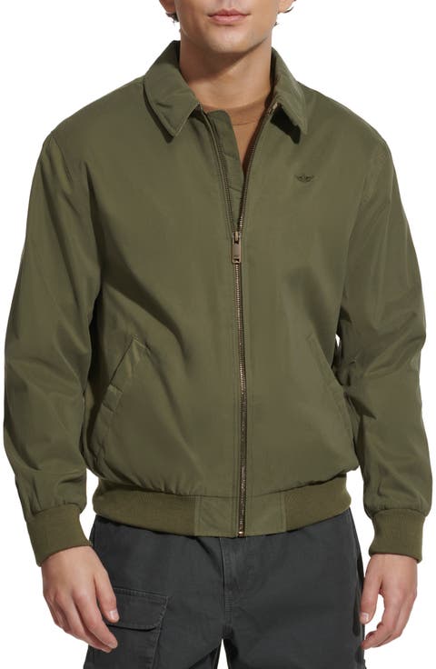 Micro Twill Golf Bomber Jacket