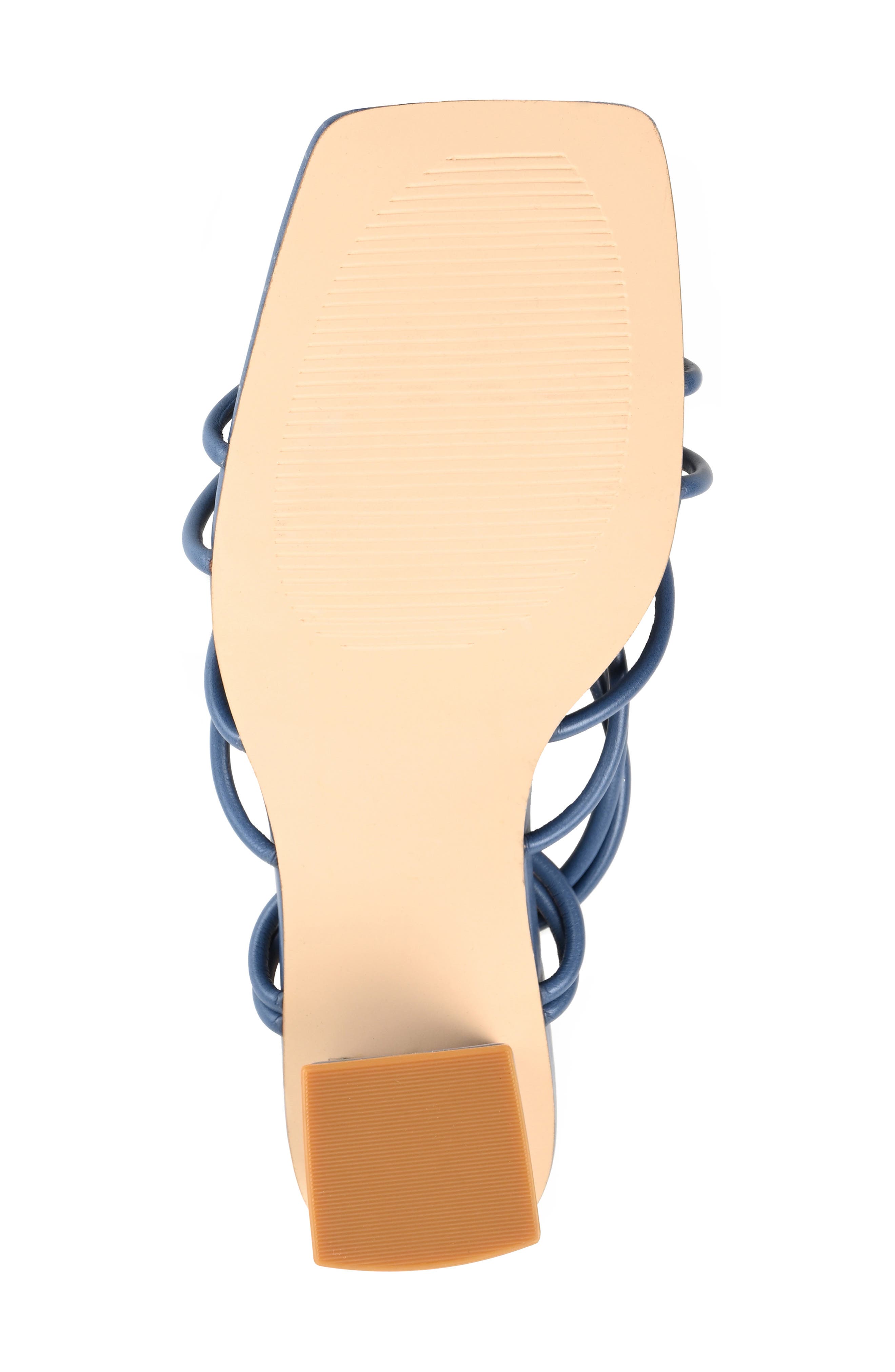 Journee Collection Harpr Heeled Sandal, Alternate, color, Blue