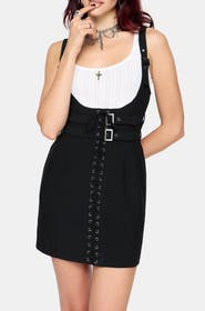 Disturbia Rebekkah Underbust Lace Up Pini Dress