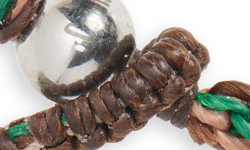 Caputo & Co Macramé Knotted Stripe Bracelet