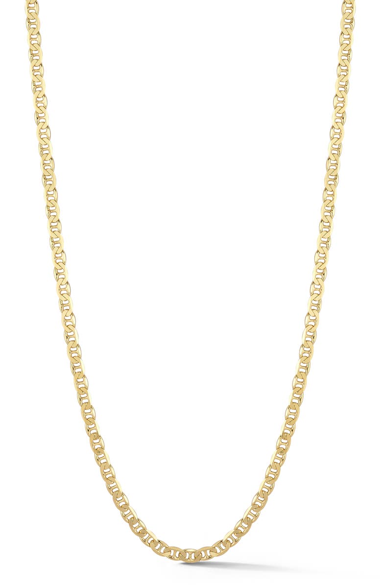 Yield of Men 6mm Mariner Chain Necklace, Main, color, Gold