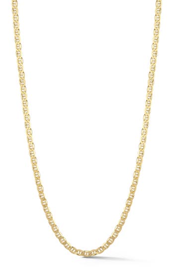 Yield Of Men 6mm Mariner Chain Necklace In Gold