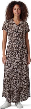 Lords of Harlech Leopard Womens Shirt Dress