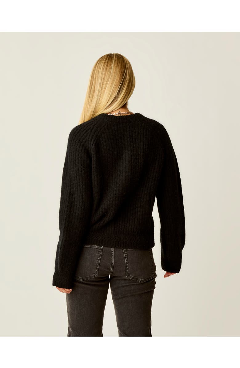 Carve Designs Daphne Wool Cardigan, Alternate, color, Black