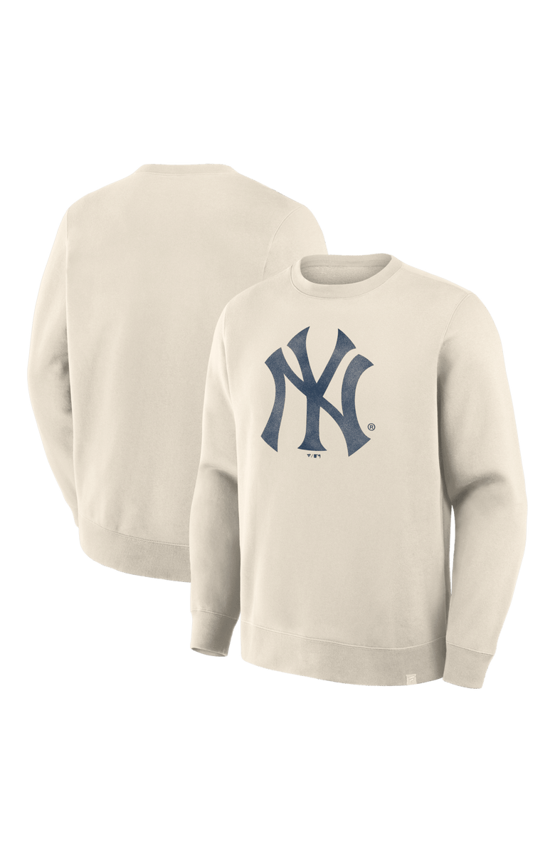 FANATICS Men's Fanatics Tan New York Yankees Legacy Sweatshirt, Main, color, Tan