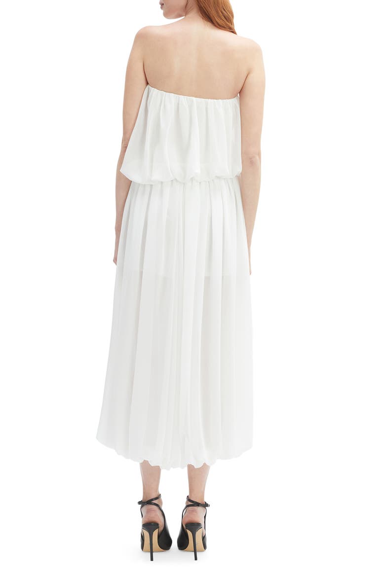 Lissett Soft Georgette Strapless Balloon Top, Alternate, color, IVORY