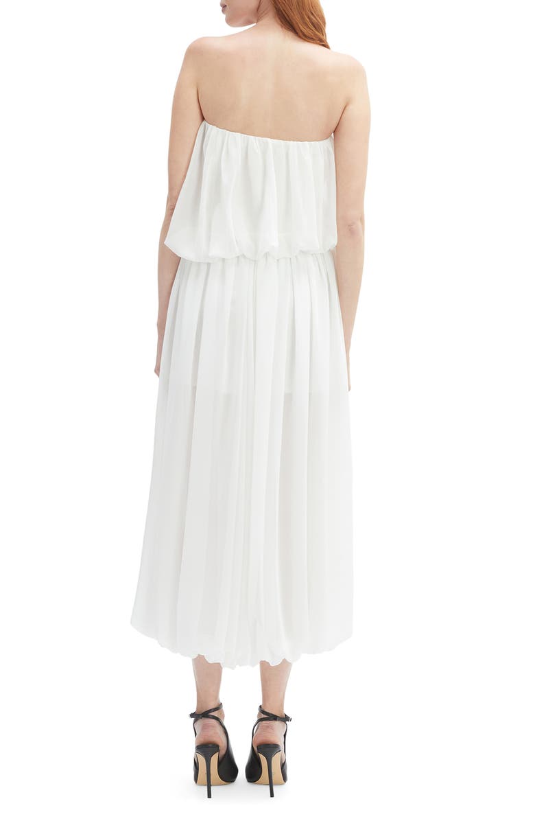 Bardot Lissett Soft Georgette Strapless Balloon Top, Alternate, color, Ivory