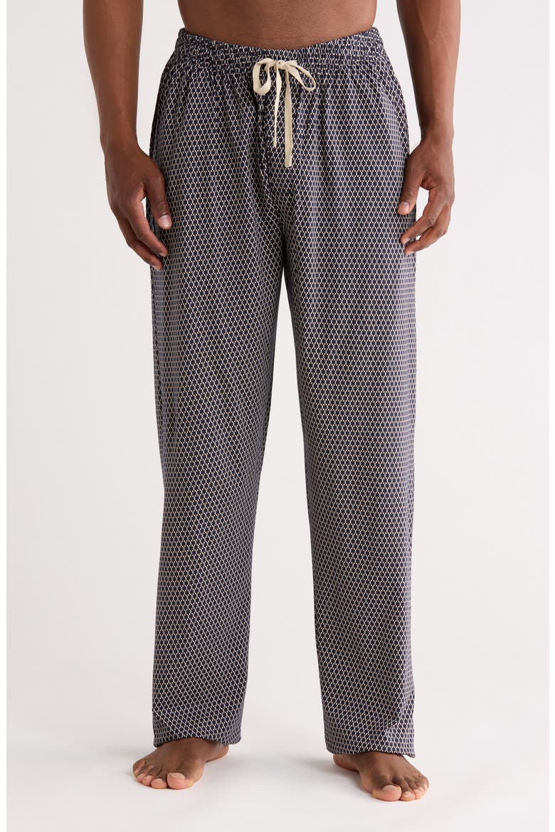 Cotton Lounge Pants, Main, color, NAVY NIGHT