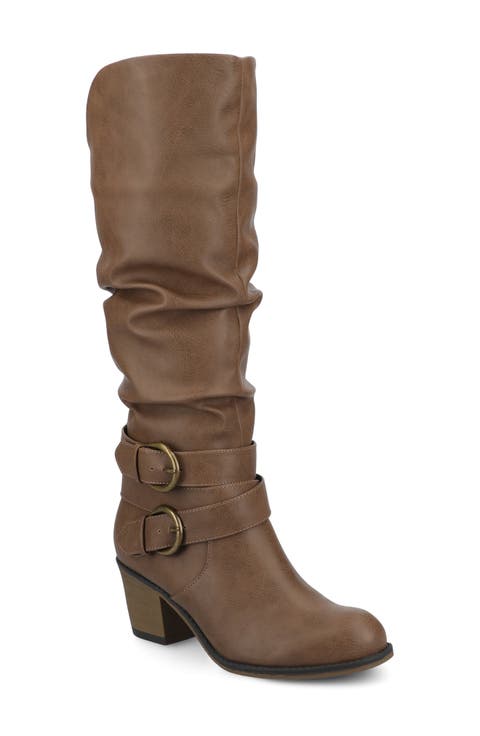 JOURNEE Late Buckle Tall Boot (Women)