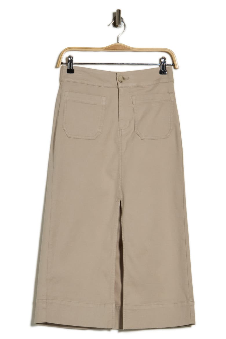 Everyday Midi Skirt, Alternate, color, ISLAND FOSSIL