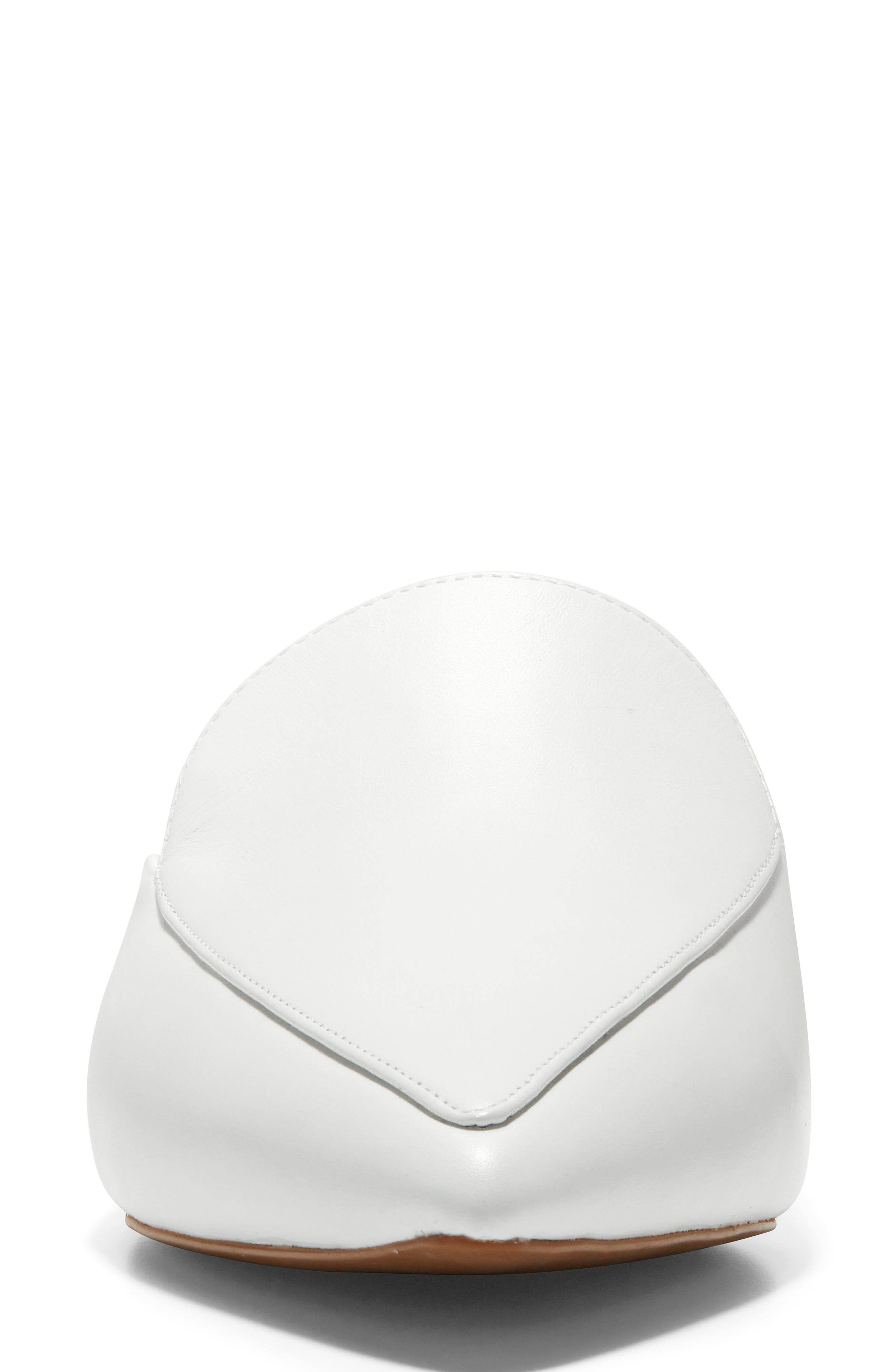 Piper Loafer Mule, Alternate, color, WHITE LEATHER
