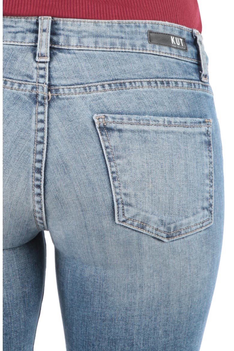 Reese Side Slit Ankle Straight Leg Jeans, Alternate, color, CREATION W/ MEDIUM BASE WASH