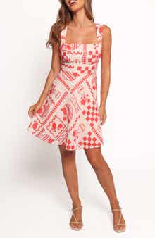 Petal & Pup Sloan Allover Print Minidress