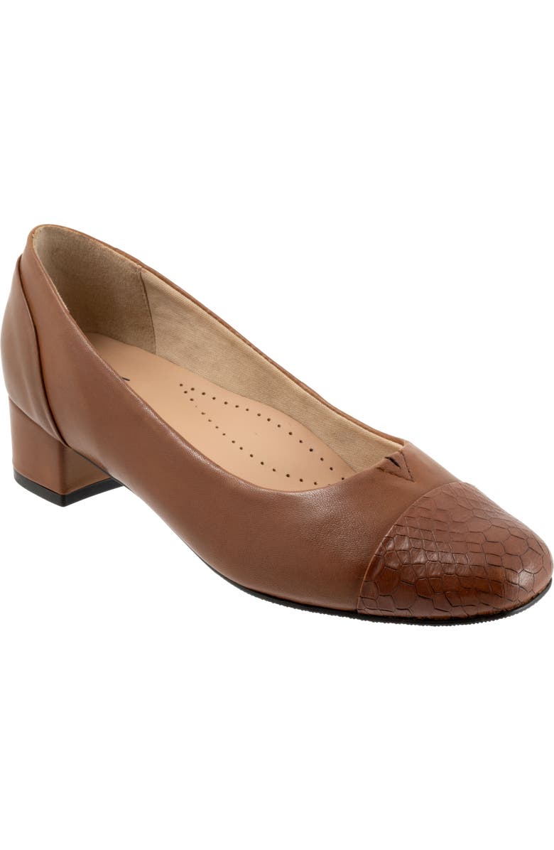 Trotters Daisy Pump, Main, color, Luggage Snake