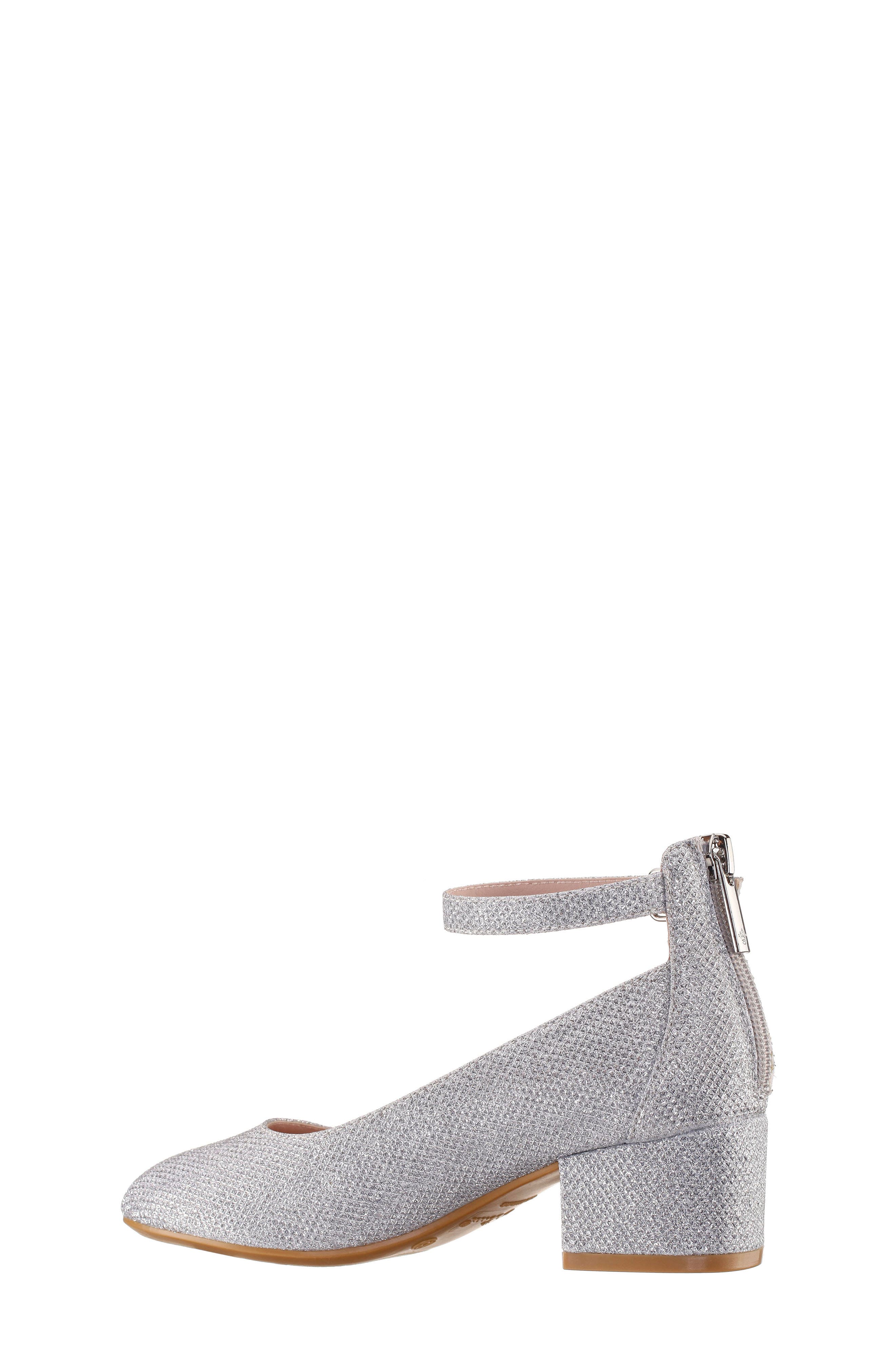 Lennie Dress Shoe, Alternate, color, SILVER SPARKLE FABRIC