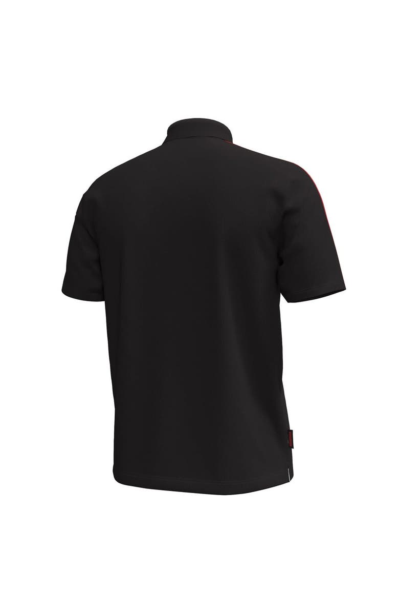 Under Armour Men's Under Armour Black Wisconsin Badgers Pinnacle Performance Polo, Alternate, color, Black
