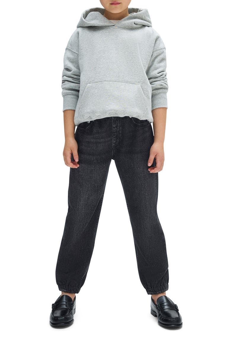 Kids' rb Miramar Mini Terry Cloth Joggers, Alternate, color, FADED BLACK