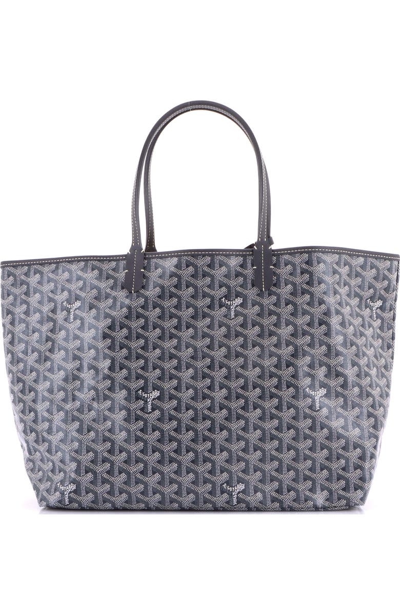 Pre-Owned Goyard Saint Louis Tote Coated Canvas PM, Main, color, Gray